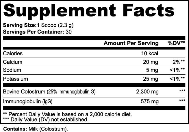 Connie Colostrum- Gut Defense